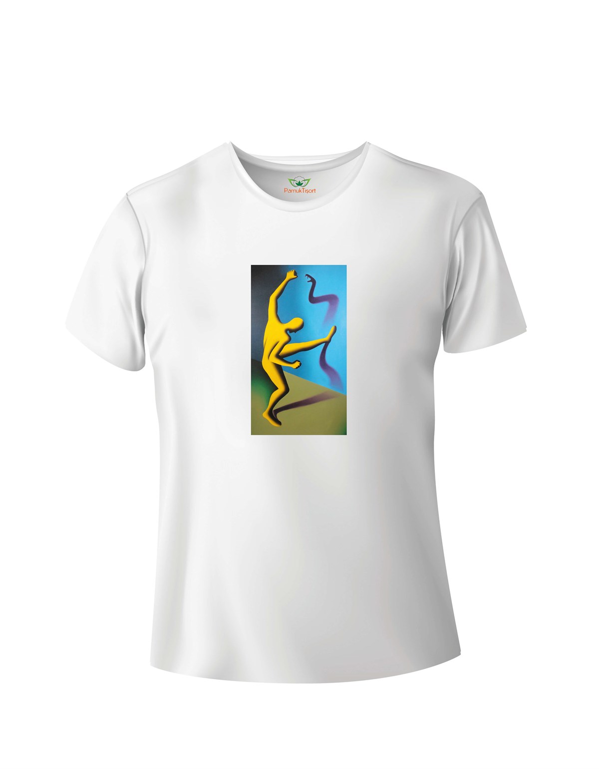 Gölgeler Ne Anlatır Baskılı Basic Tshirt