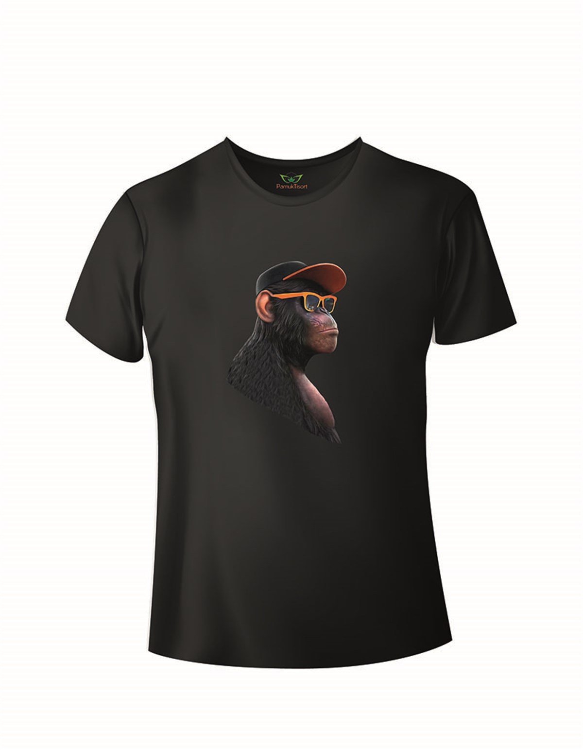 Görmedim Baskılı Baskılı Slim Fit Bisiklet Yaka T-shirt