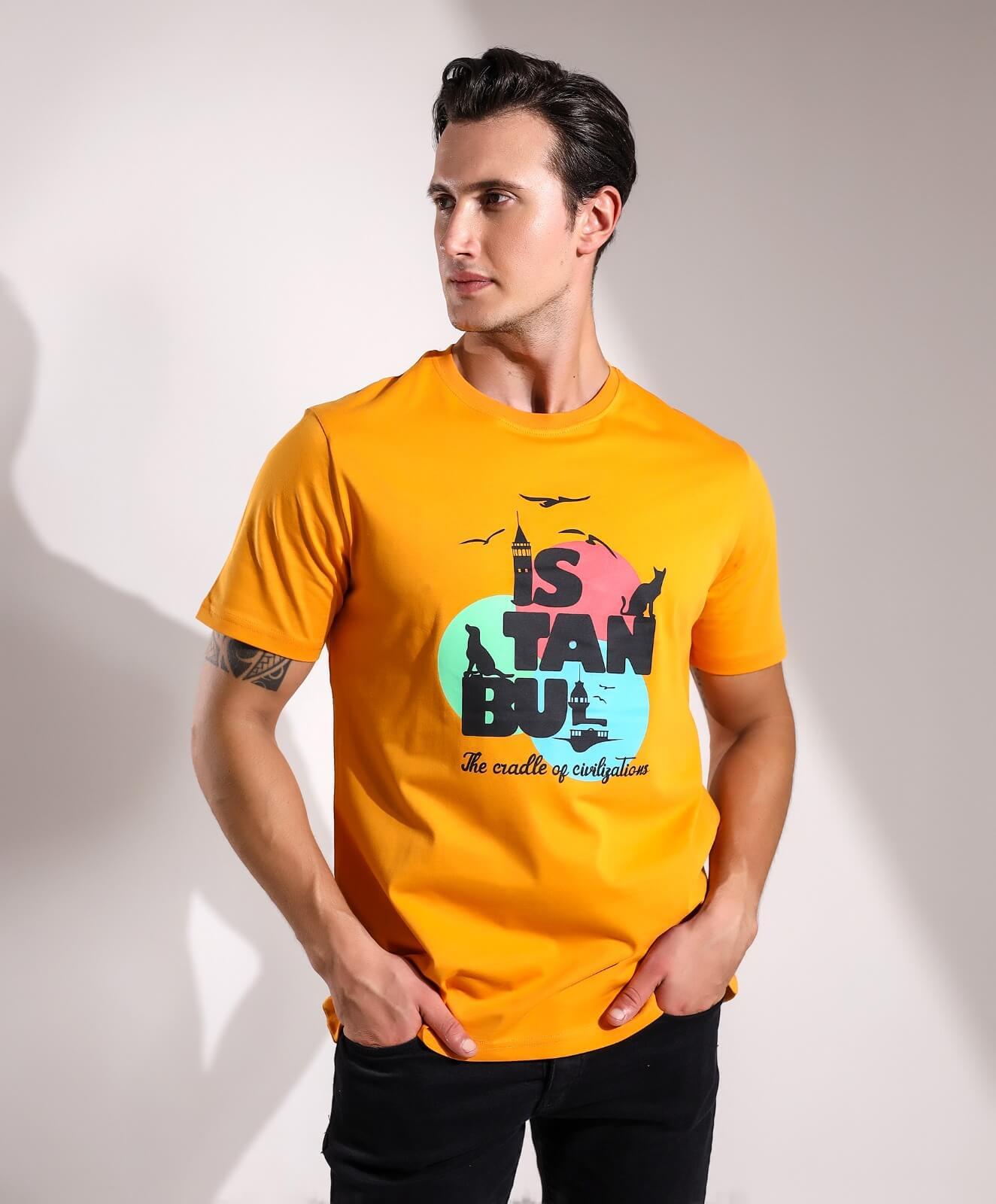 İstanbul The Cradle Of Civilization Baskılı Regular T-shirt Teknobutik.com'da