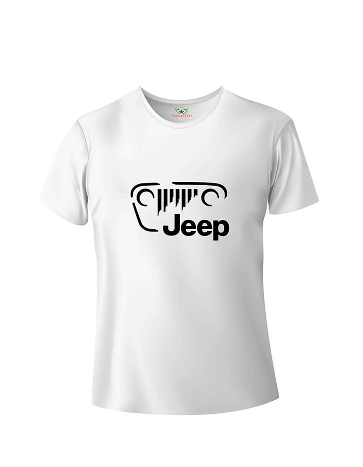 Jeep2 Tasarımlı Baskılı Slim Fit Bisiklet Yaka T-shirt