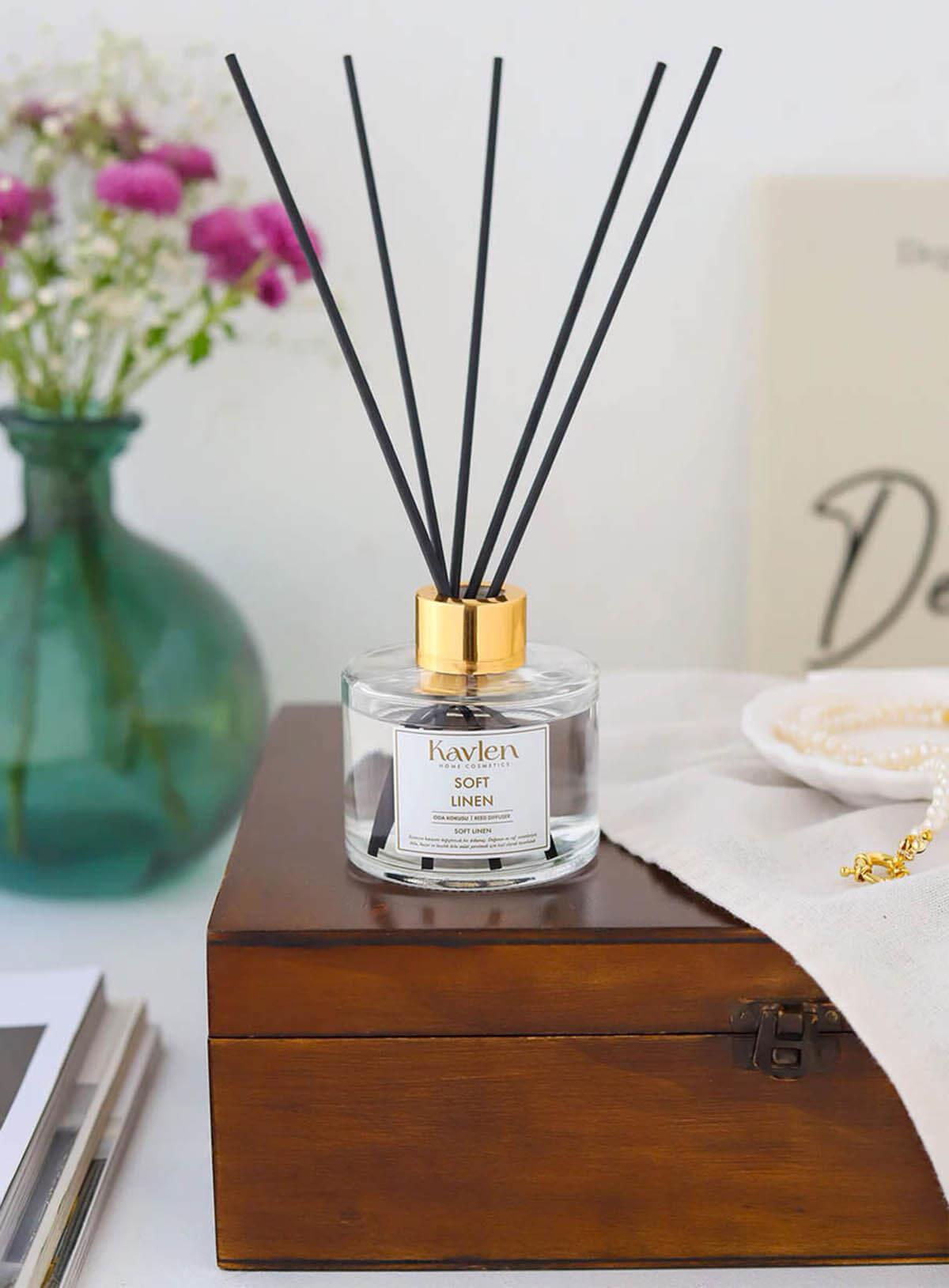 Kavlen Soft Linen Çubuklu Oda Kokusu 120ml Teknobutik.com'da