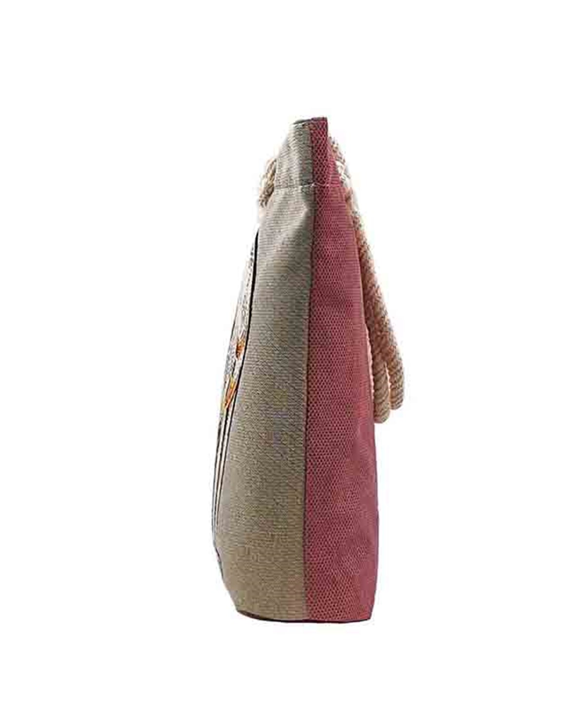 Kedi Desenli Mandala Goblen Dokuma Heybe Çanta