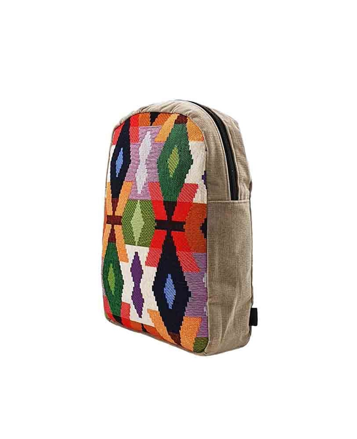 Kilim Desenli Goblen Dokuma Sırt Çantası