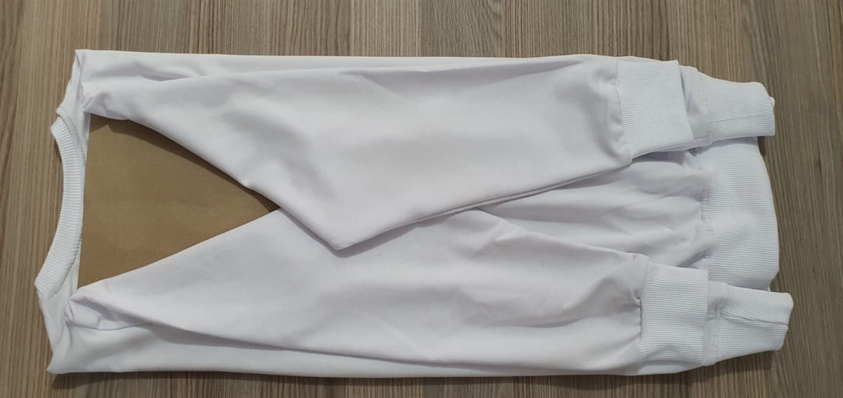 Kişiye Özel Baskı Slim fit Beyaz Sweatshirt 24cmx24cm