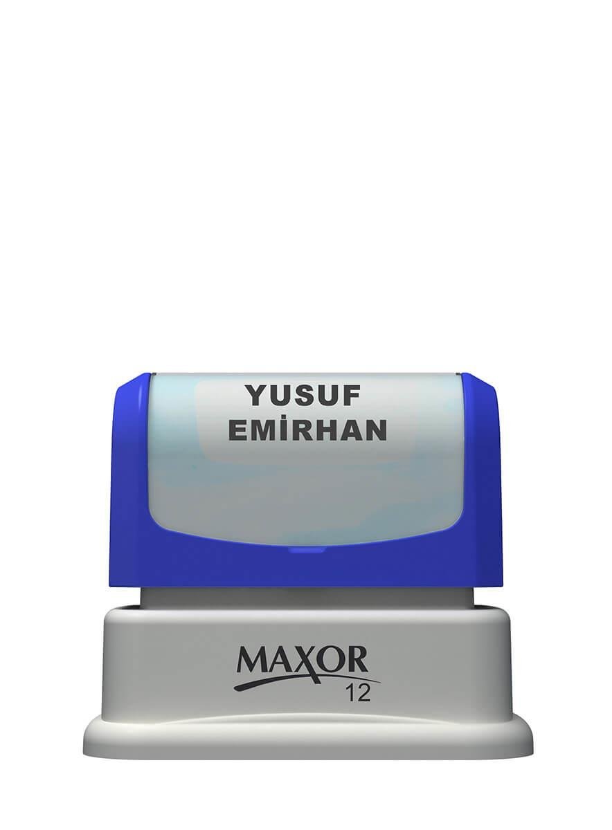 Kıyafet Kaşesi Maxor K-12 13x43 Kendinden Mürekkepli Kaşe Teknobutik.com'da