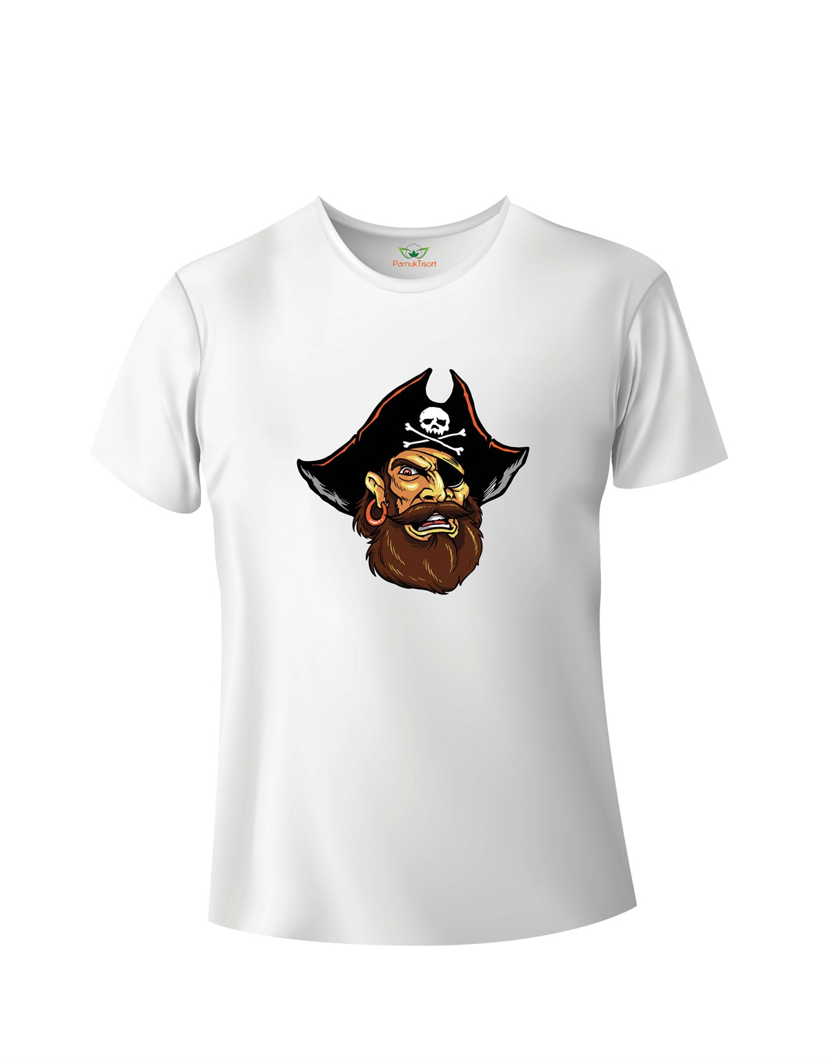 Korsan Baskılı Basic Tshirt