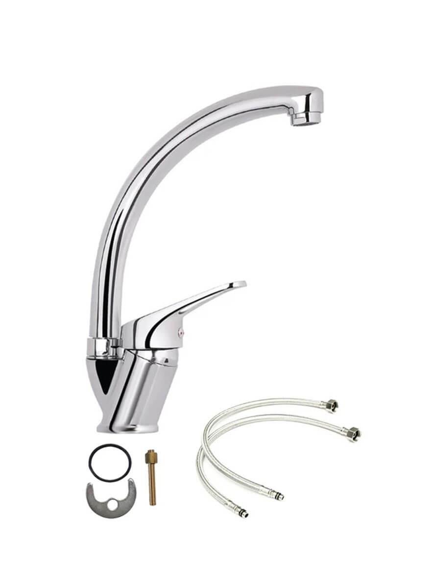 Kuğu Klasik Mix Evye Musluk Bataryası Teknobutik.com'da