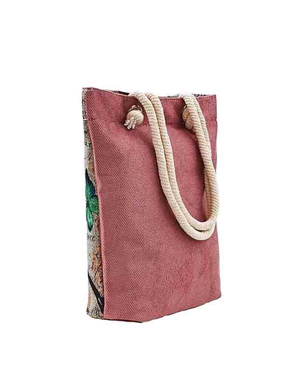 Kuş Desenli Goblen Dokuma Heybe Çanta