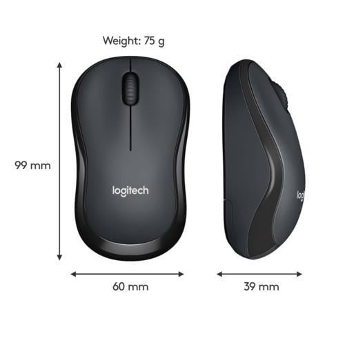 Logitech M221 Kablosuz Mouse Siyah 910-006510 Teknobutik.com'da
