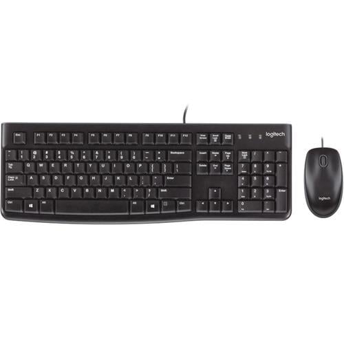 Logitech MK120 Klavye Mouse Set Kablolu Siyah 920-002560 Teknobutik.com'da