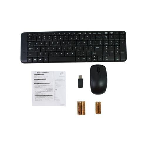Logitech MK220 Kablosuz Klavye Mouse Set Siyah 920-003163 Teknobutik.com'da