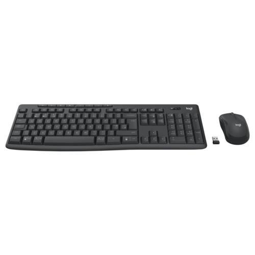 Logitech MK370 Kurumsal Klavye Mouse Set Kablosuz Siyah 920-012074 Teknobutik.com'da