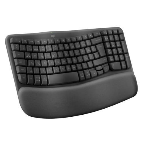 Logitech WAVE KEYS Ergonomik Klavye Siyah 920-012311 Teknobutik.com'da