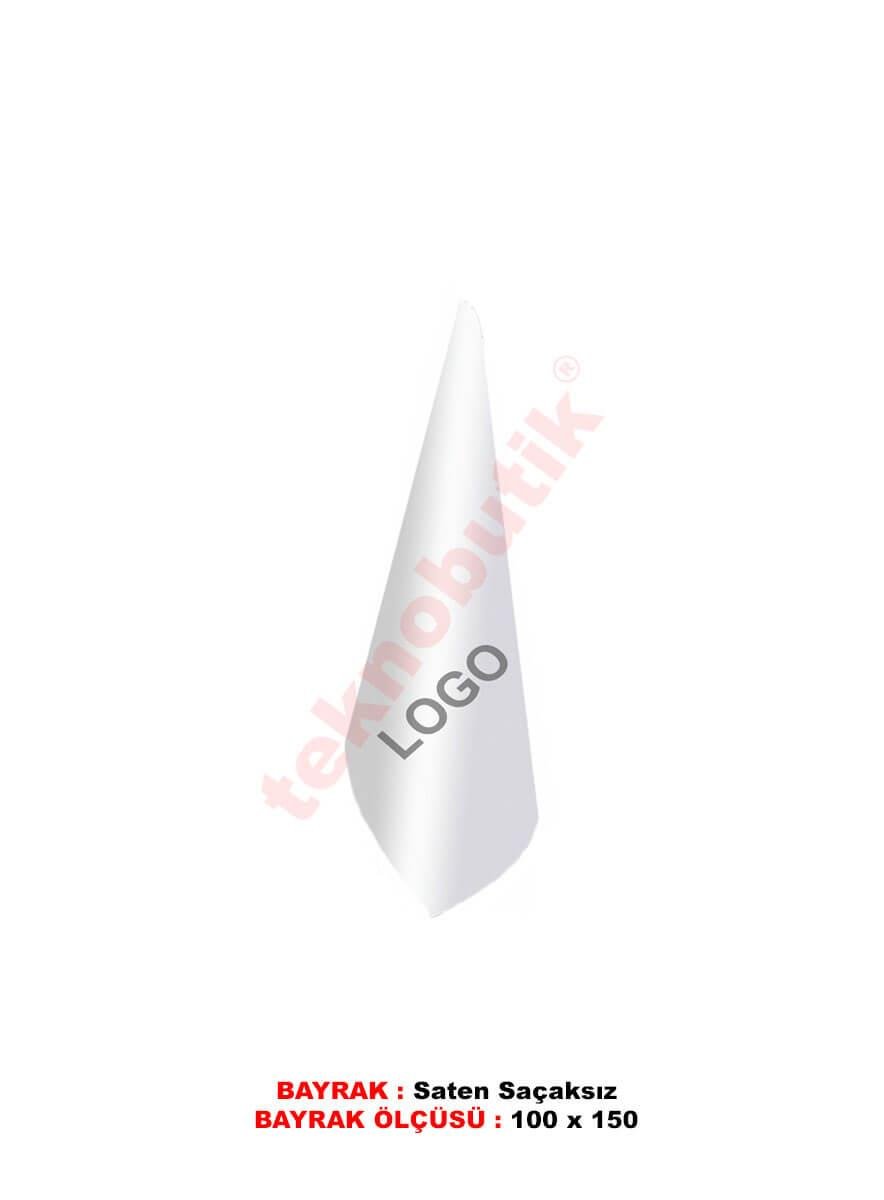 Makam Bayrağı Saçaksız Özel Baskılı Krom 100 x 150 Teknobutik.com'da