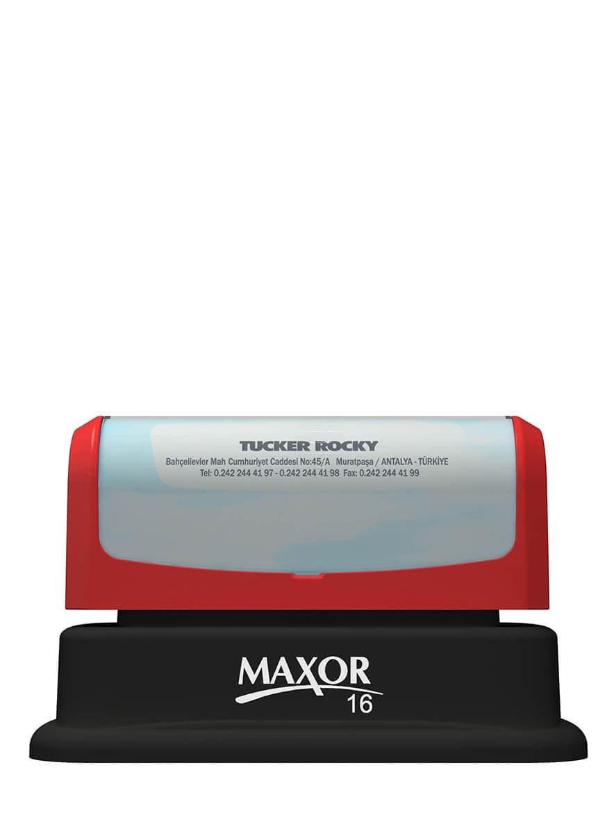 Maxor K-16 13x67 Flash Sistem Kendinden Mürekkepli Kaşe Teknobutik.com'da