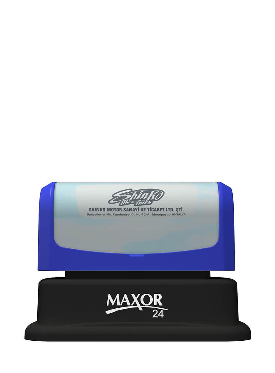Maxor K-24 17x55 Flash Sistem Kendinden Mürekkepli Kaşe Teknobutik.com'da