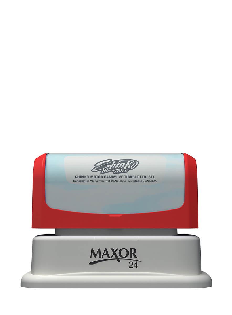 Maxor K-24 17x55 Flash Sistem Kendinden Mürekkepli Kaşe Teknobutik.com'da