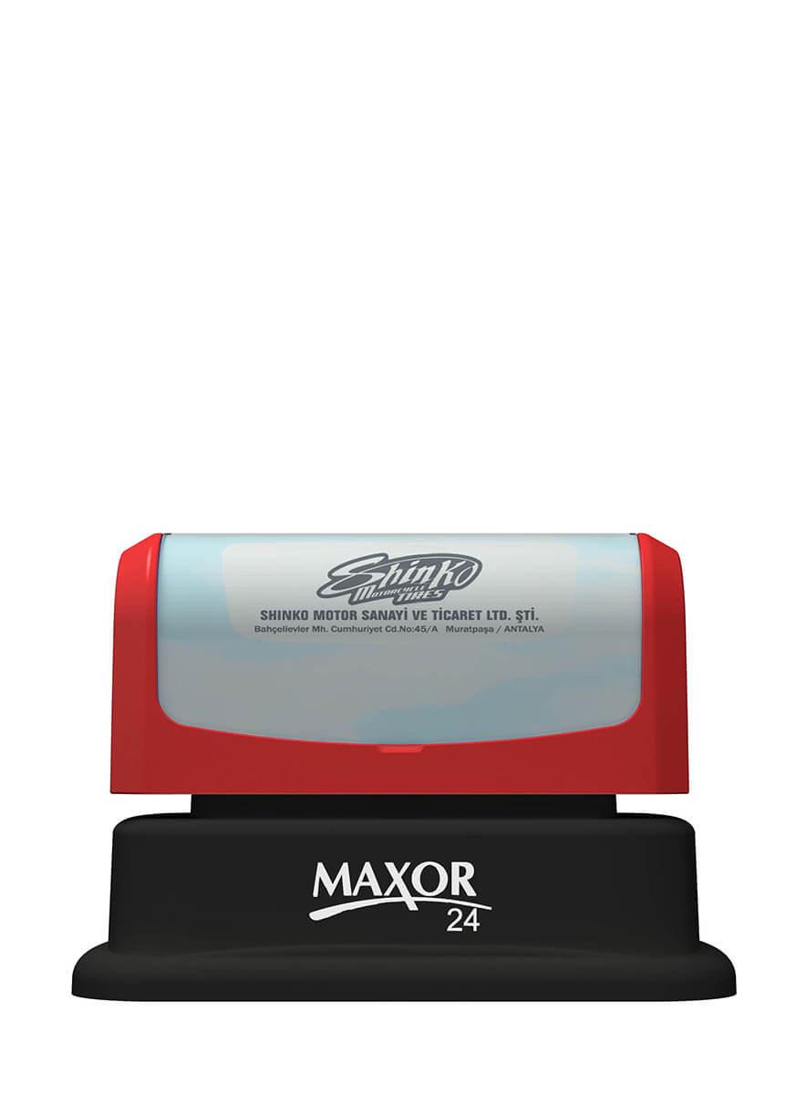 Maxor K-24 17x55 Flash Sistem Kendinden Mürekkepli Kaşe Teknobutik.com'da