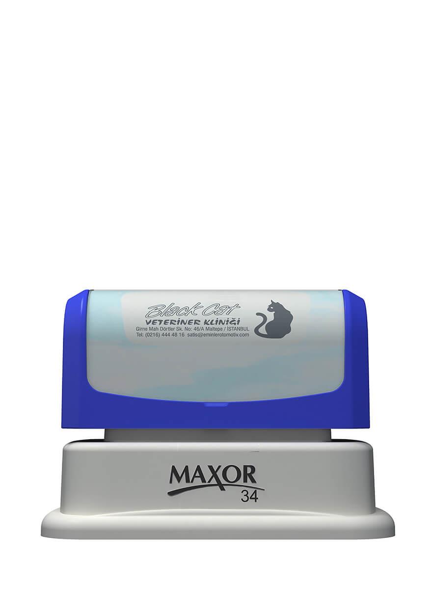 Maxor K-34 22x55 Flash Sistem Kendinden Mürekkepli Kaşe Teknobutik.com'da