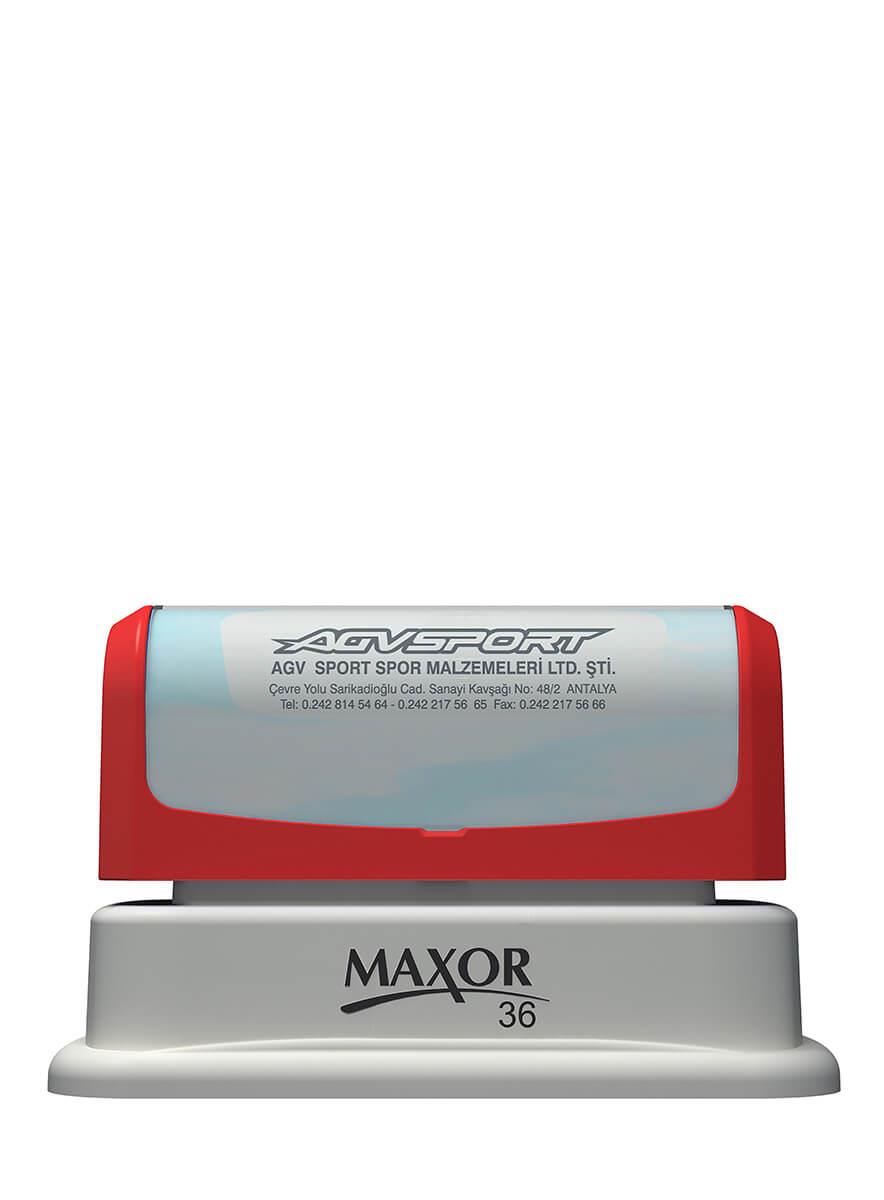 Maxor K-36 22x67 Falsh Sistem Kendinden Mürekkepli Kaşe Teknobutik.com'da