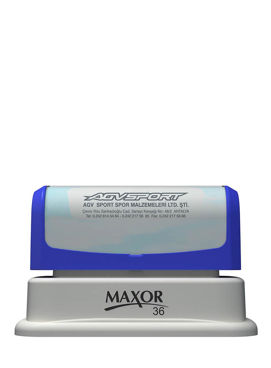 Maxor K-36 22x67 Falsh Sistem Kendinden Mürekkepli Kaşe Teknobutik.com'da