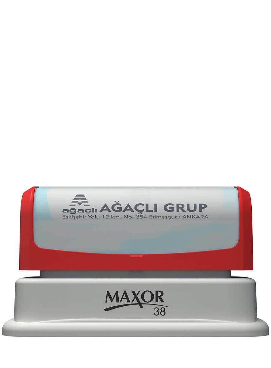 Maxor K-38 22x78 Flash Sistem Kendinden Mürekkepli Kaşe Teknobutik.com'da