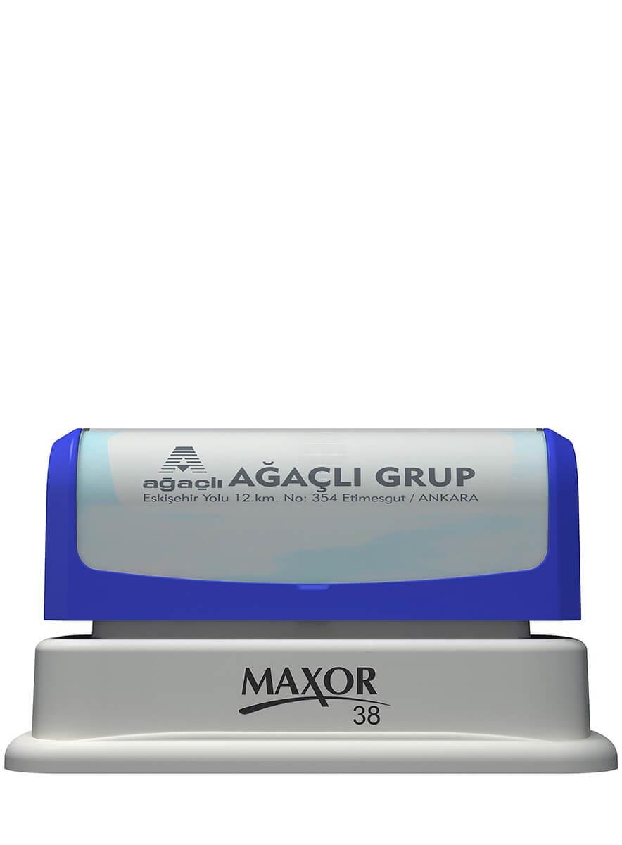 Maxor K-38 22x78 Flash Sistem Kendinden Mürekkepli Kaşe Teknobutik.com'da