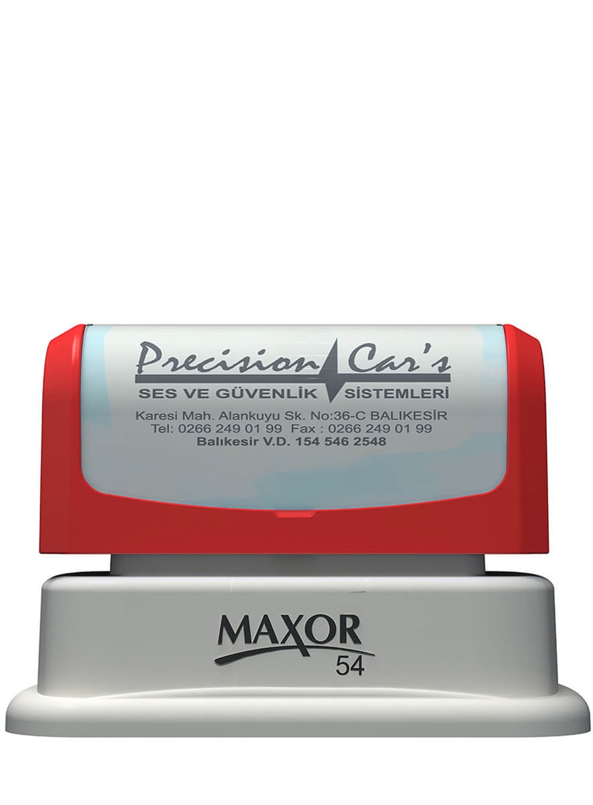 Maxor K-54 33x67 Kendinden Mürekkepli Kaşe Teknobutik.com'da