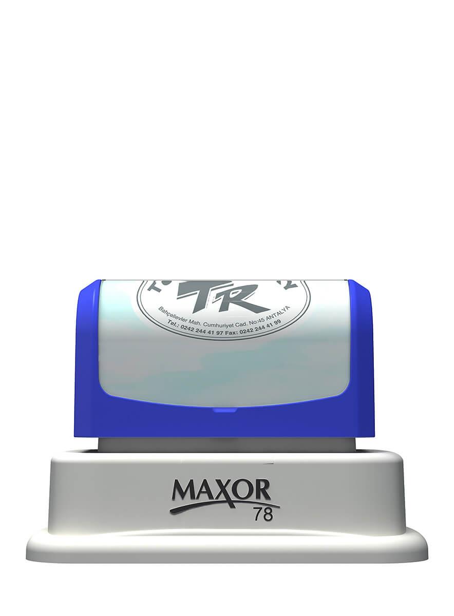 Maxor K-78 Oval 32mmx51 Kendinden Mürekkepli Kaşe Teknobutik.com'da