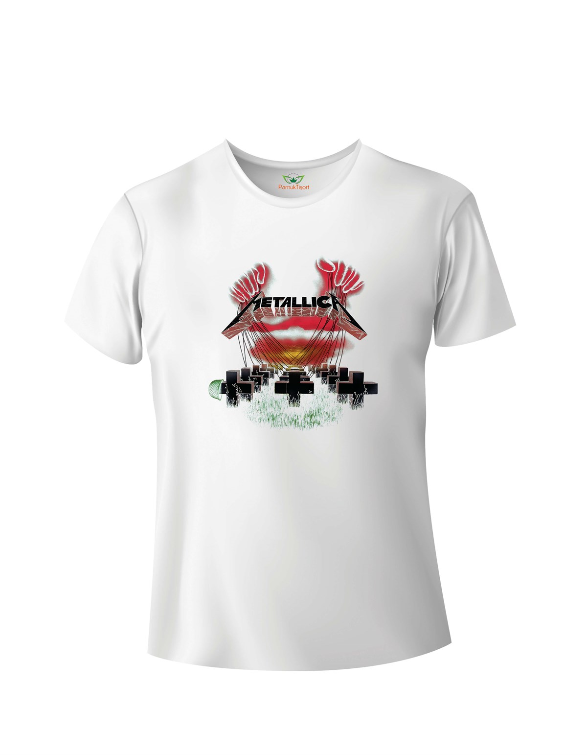 Metalika Baskılı Basic Tshirt