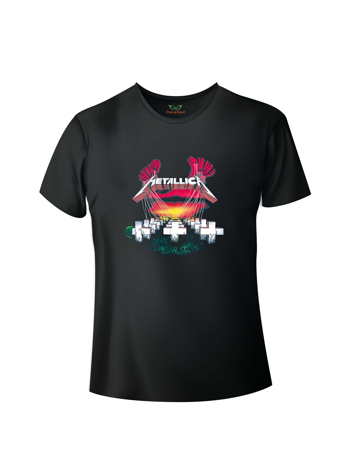Metalika Baskılı Basic Tshirt