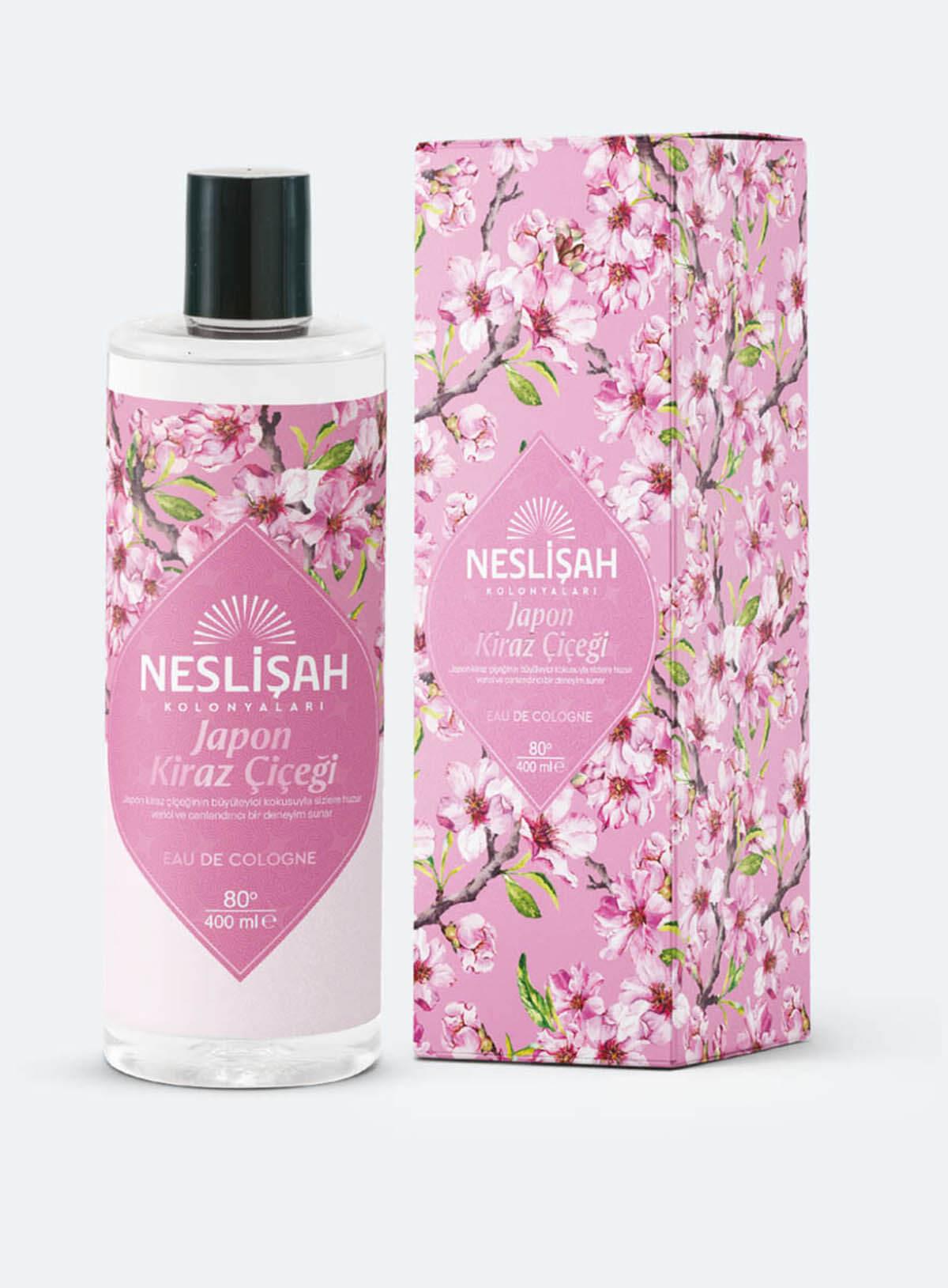 Neslişah 80 Derece Japon Kiraz Çiçeği Kolonyası 400ml Teknobutik.com'da