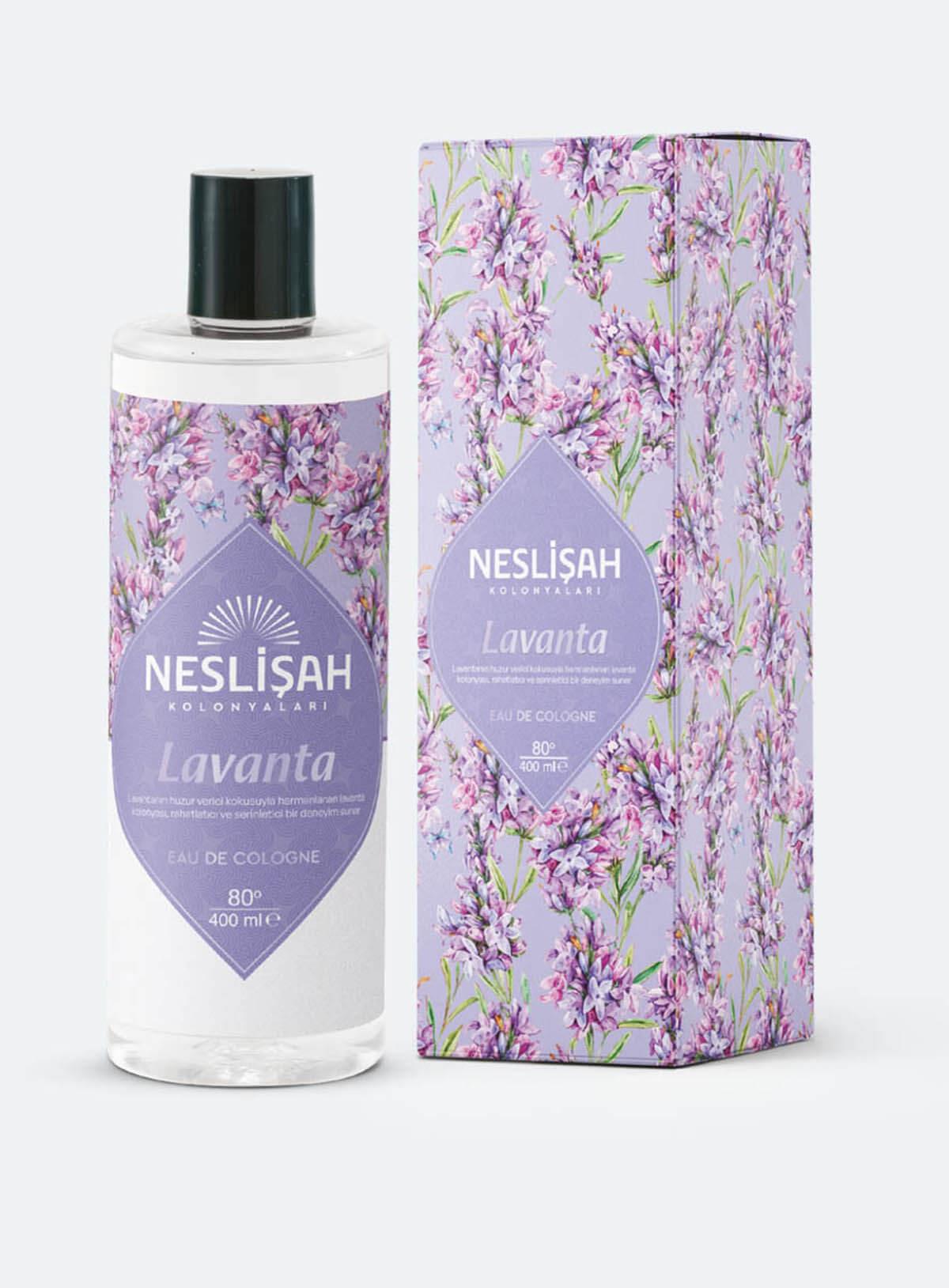 Neslişah 80 Derece Lavanta Kolonyası 400ml Teknobutik.com'da