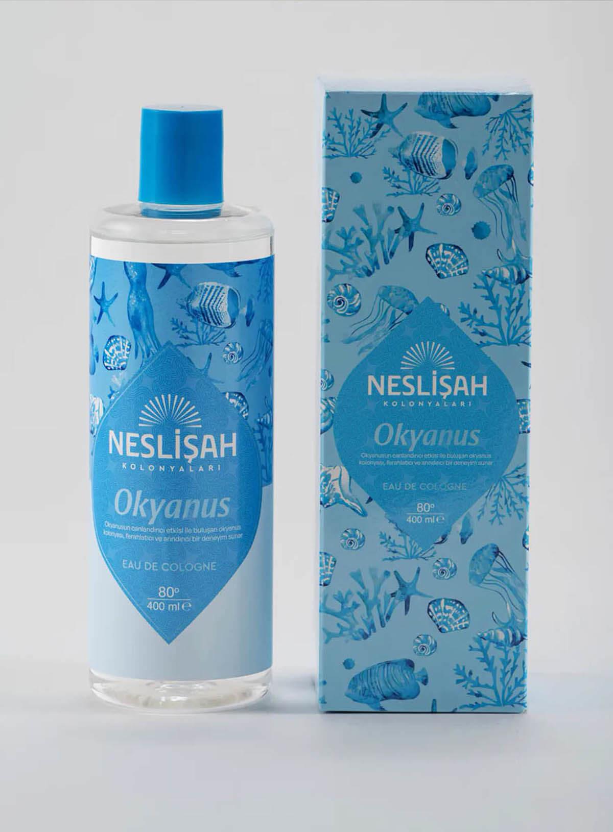 Neslişah 80 Derece Okyanus Kolonyası 400ml Teknobutik.com'da