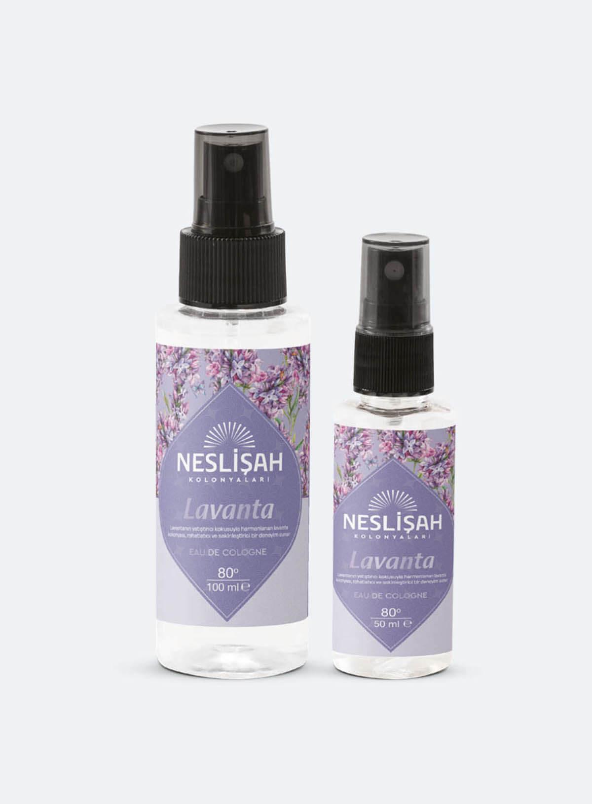 Neslişah Fıs Fıs'lı 80 Derece Lavanta Kolonyası 50ml Teknobutik.com'da