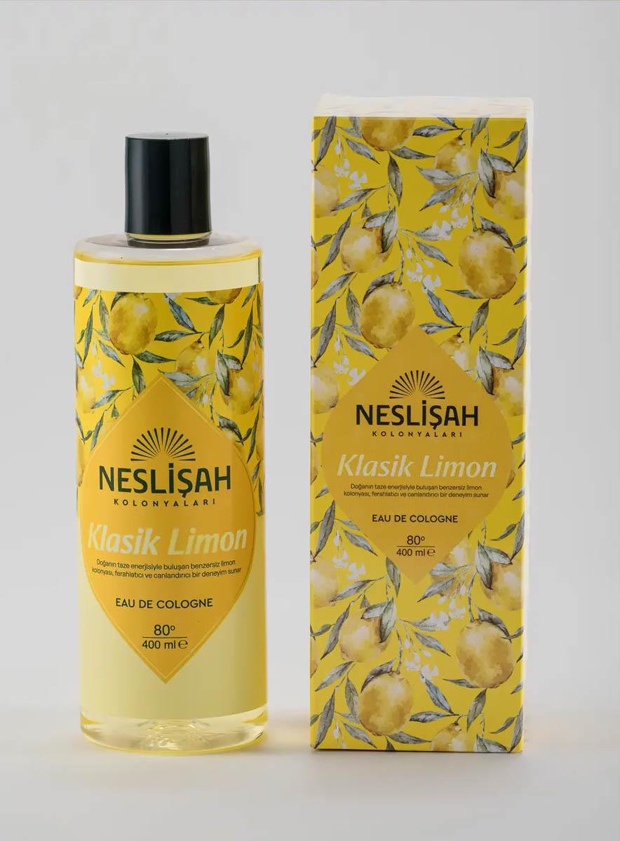 Neslişah Klasik 80 Derece Limon Kolonyası 400ml Teknobutik.com'da