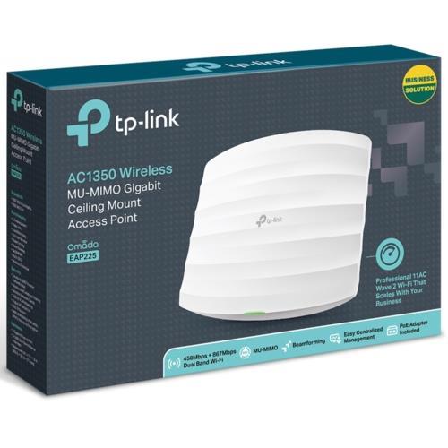 Omada EAP225 AC1350 Dual Band Tavan Tipi Access Point Teknobutik.com'da