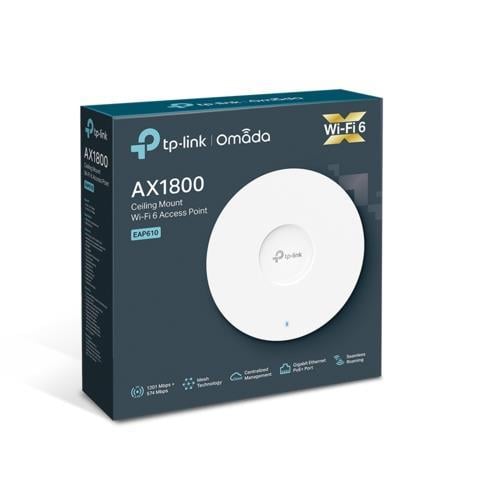 Omada EAP610 AX1800 Wi-Fi6 Dual Band Tavan Access Point Teknobutik.com'da