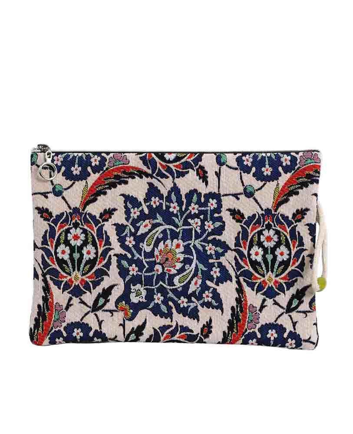 Osmanlı Desenli Goblen Dokuma Makyaj Çantası (Clutch)