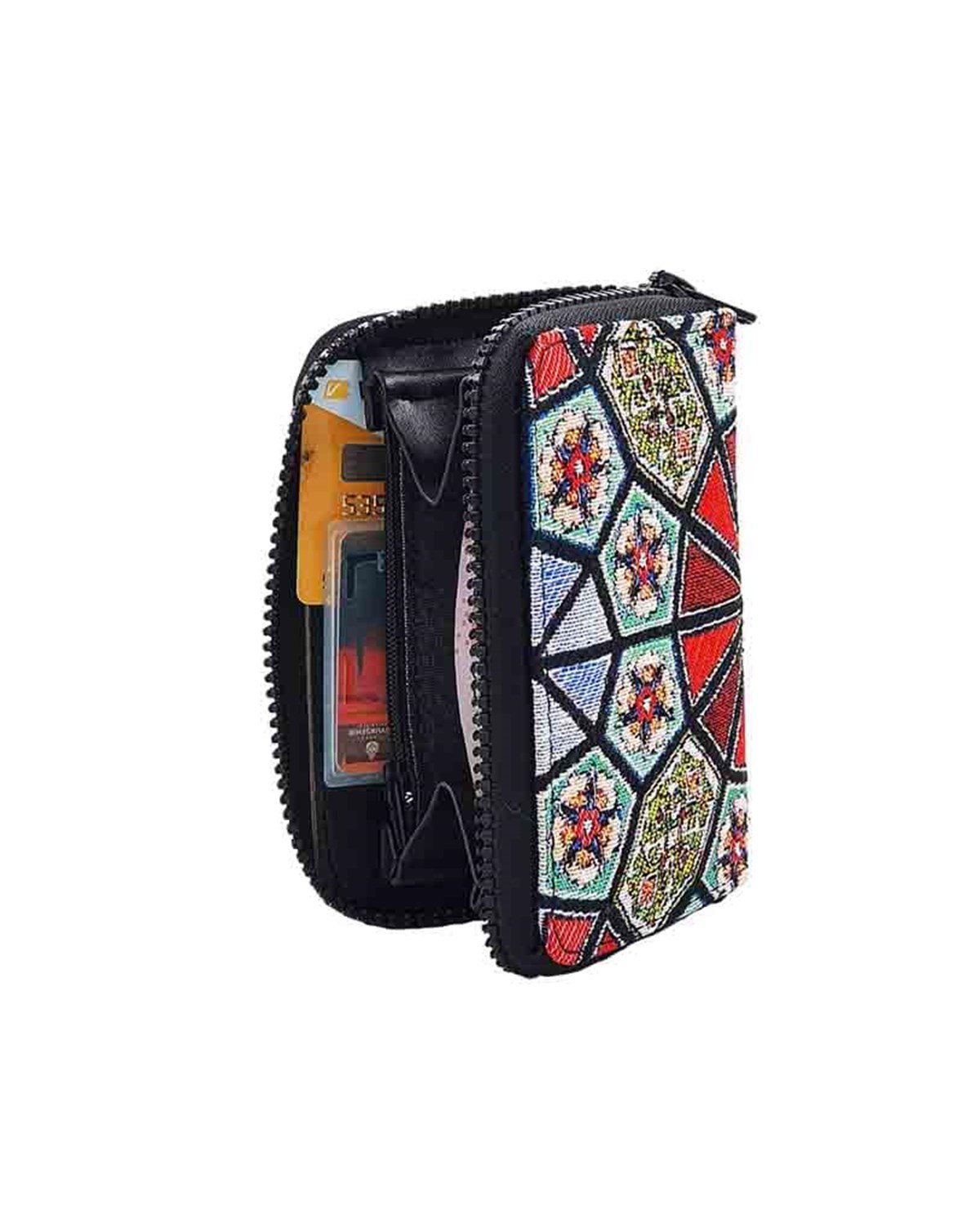 Osmanlı Kilim Desenli Çok Amaçlı Para Cüzdanı