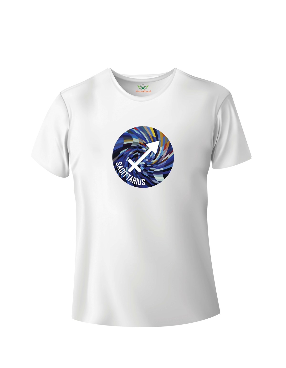 Sagitarius Yay Burcu Baskılı Regular Normal Kalıp Tshirt