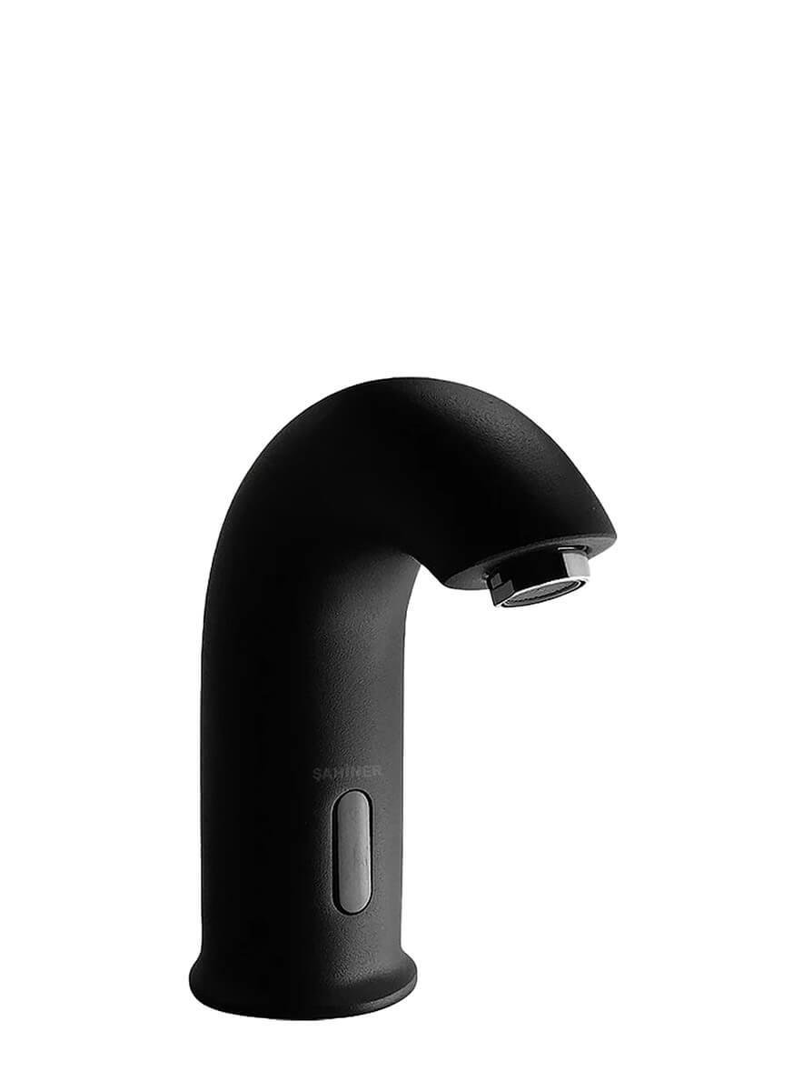 Siyah Çift Su Girişli Fotoselli Venüs Lavabo Bataryası Teknobutik.com'da