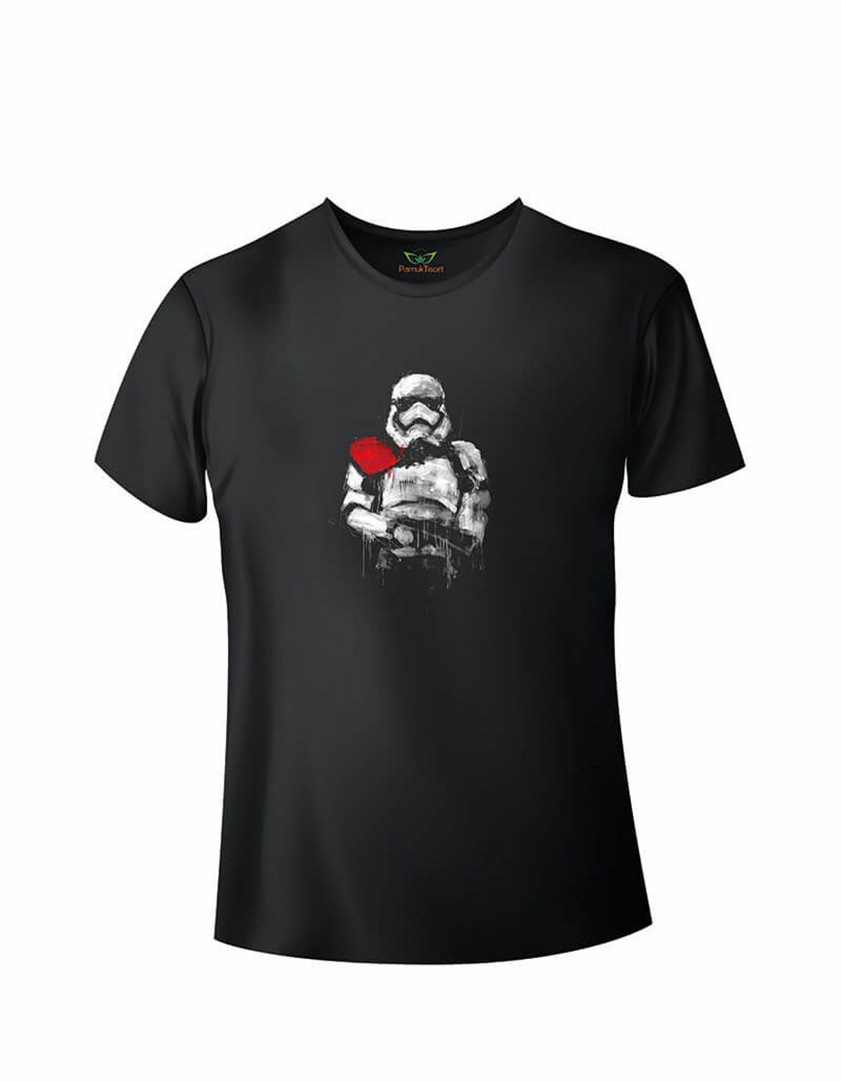 Soldier 2 Star-Wars Desenli Baskılı Basic Tshirt