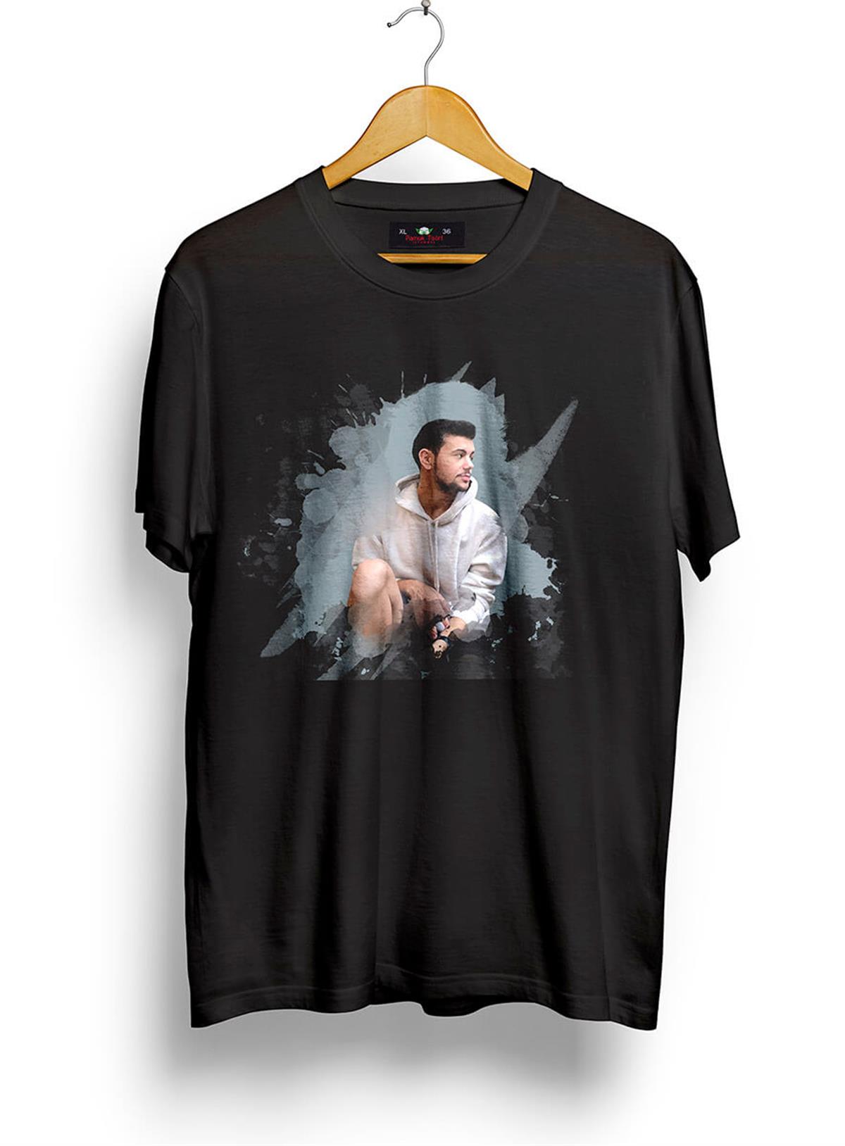 Sulu Boya Tasarımlı Özel Baskılar 55 Oversize Kalıp T-shirt Teknobutik.com'da