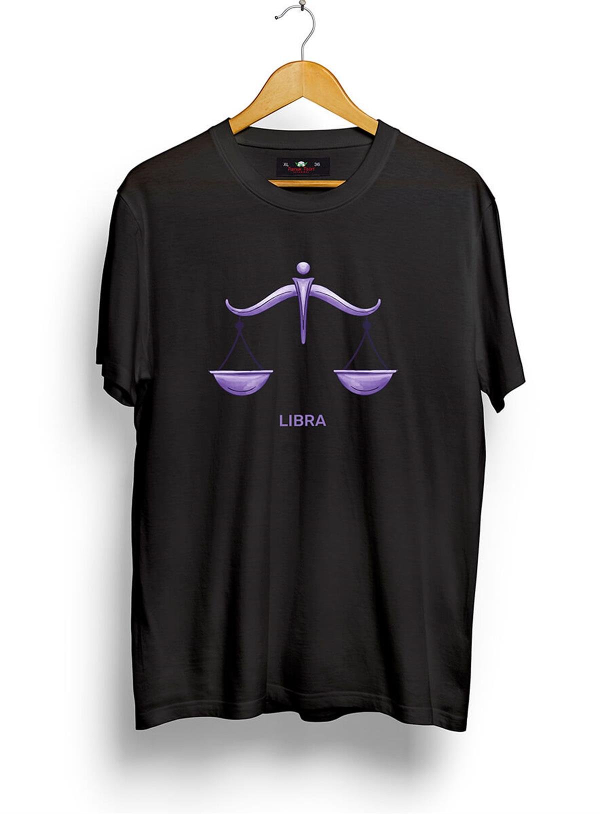 Terazi Libra Burcu Baskılı 67 Oversize Kalıp T-shirt Teknobutik.com'da