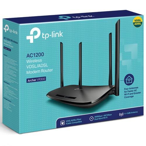 TP-Link Archer VR300 AC1200 Wi-Fi VDSL/ADSL Modem Router Teknobutik.com'da