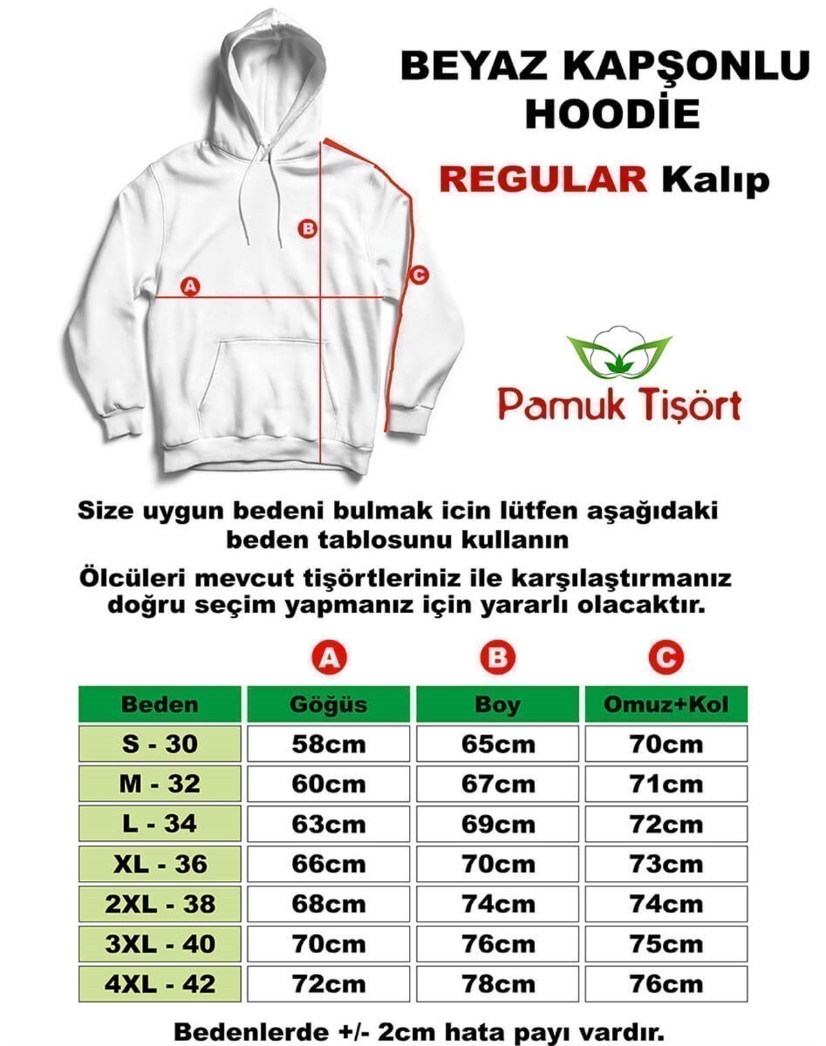 Türk Bayrağı Baskılı Üç iplik Fermuarsız Kapşonlu Hoodie Teknobutik.com'da