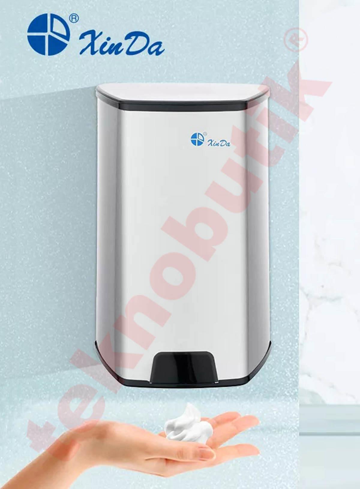 Xinda Zyq100K Sensörlü Sıvı Sabun Dispenseri 880 Ml Gümüş Teknobutik.com'da