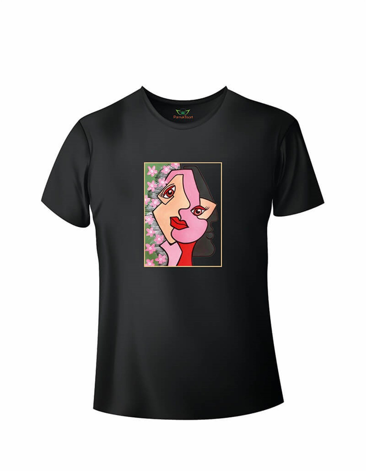 Yüzeler6 Baskılı Regular Kalıp Tshirt