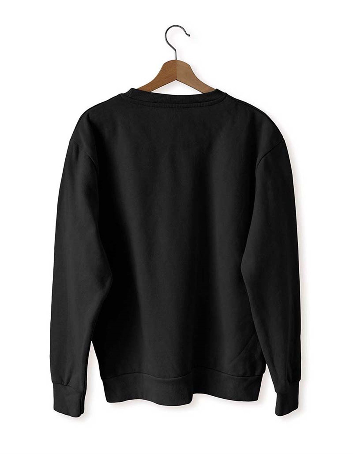 Yüzler 6 Basklı Slim Fit Pamuk Sweatshirt